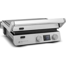 Karaca Compact Steel Pro Sear And Grill Inox 2007 Döküm Izgara ve Tost Makinesi 6 Dilim Kapasiteli