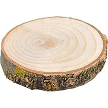 Tuba Toptaş Ahşap Bardak Altlığı Yuvaylak Ağaç Bardak Altlığı Doğal Ağaç Çap 9-10 cm