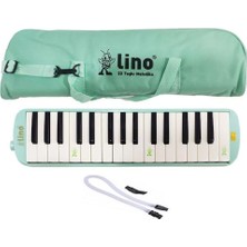 Melodika 32 Tuşlu Bez Çanta Pastel Yeşil