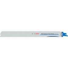 Bey 5x Pro Medium-Thick Metal S1237BEF Hassas Panter Testere Bıçağı (Metal Borular ve Profiller, Demir Içermeyen Metaller, Uzunluk 300 Mm, Professional Aksesuar Panter Testere)