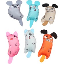 Tineke Peluş Kedi Oyuncağı Kedi Otlu Catnipli 6 Çeşit Peluş