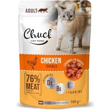 Pouches, Yetişkin, Tavuklu 100 gr x 24 Adet