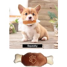 Tineke Peluş Kemik Dayanıklı Sesli Köpek Oyuncağı