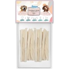 Beyaz Burgu Çubuk 12 cm 50'li