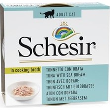 Broth Ton Balıklı ve Çipuralı Et Suyunda Yetişkin Kedi Konservesi 70G