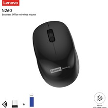 Lenovo N260 Kablosuz Sessiz Mouse Siyah 870042253