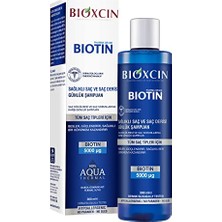 Bioxcin Biotin Dökülme Karşıtı Şampuan – 300 ml – Biotin, Çinko, B Vitamin Kompleksi ve Termal Su Içerikli – Saç Dökülmesine Karşı Etkili Bakım