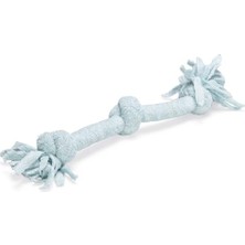Yavru Köpek Oyuncağı, Çift Düğümlü Diş Ipi, Peluş, Mavi, 30X6X4,5CM