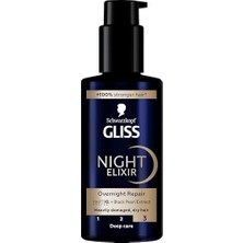 Gliss Night Elixir Onarıcı Gece Bakım Serumu, 100ML
