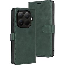 Newface Xiaomi Mi 15T Pro Trend S Plus Kapaklı Kılıf - Yeşil