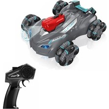 Oyuncak 2.4 Ghz Full Fonksiyon Uzaktan Kumandalı 1080P Hd Kameralı Telefona Bağlanabilir 4x4 Akrobat Araba (Gri)