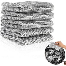 Wonkey - 5 Adet Bulaşık Bezi, Çizilmez Ovma Teli, Bulaşık Ovma Bezi, Bulaşık Yıkama Bezleri 5'li Paket