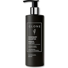 Glone Dökülme Karşıtı Biberiye Şampuanı, 250ML |%3 Procapil & Biotin | Saç Kökü Güçlendirici ve Hacim Veren Sülfatsız Bakım