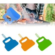 Mangal Yelleme Yelpazesi, Barbekü Et Tavuk Mangal Yelleyici Plastik Yelpaze Asorti 1 Adet