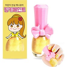 I'm Pinky Kids Nail Paint Shiny Gold Çocuklar Için Soyulabilir Oje