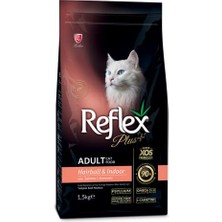 Plus Hairball Somonlu Yetişkin Kedi Maması, 1.5 kg