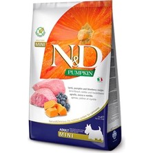 N&d Pumpkin Tahılsız Balkabaklı Kuzulu Küçük Irk Yetişkin Köpek Maması 7 kg