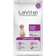 Maxi Puppy Lamb Kuzu Etli Yavru Köpek Maması, 15 kg