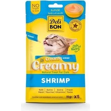Delibon Creamy Ödül Maması Karidesli 15GR 5li Paket