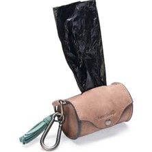 Köpek Dışkı Toplama Poşeti Taşıma Çantası, Pudra Pembe, 8X5X5CM