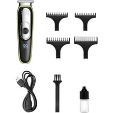 Rado Traş Makinesi Yüz ve Vücut Için Hibrit Tıraş Makinesi,profesyonel Sakal Şekillendirici, 3 Kirli Sakal Tarağı, Vücut Tarağı, Cilt Koruması, Sarjlı Uzun Kullanım (Garantili)