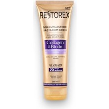 Restorex Dolgunlaştırıcı Saç Bakım Kremi Collagen & Biotin 250 ml