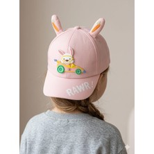 Benitto Kids Kitti 5-8 Yaş Tavşan Figürlü Çocuk Kep Şapka