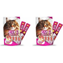 Cat Sıvı Kedi Ödülü Ton - Yengeç 5X15 gr (2 Paketi)