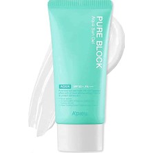 Yoğun Nemlendirici Suya Dayanıklı Jel Güneş Kremi  Pure Block Aqua Sun Gel Ex SPF50+/PA+++50ML