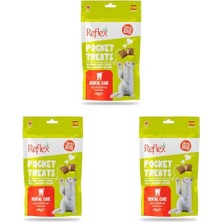 Pocket Treats Ağız ve Diş Sağlığı Destekleyici Kedi Ödül Maması 60 gr (3 Paketi)