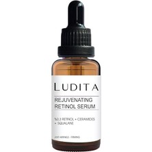 Kırışıklık Karşıtı ve Yenileyici Retinol (A Vitamini) Serum (0.3% Retinol, Ceramide, Squalane)