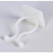 10 Adet Bitki Klipsi Sarmaşık Çiçek Tutucu Duvar Tutturma Aparatı Yapışkanlı Tutucu