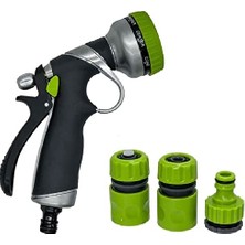 Otomatik 8 Fonksiyonlu Bahçe Sulama Tabancası Tetikli Ayarlı Tabanca