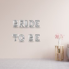 Tedaks Bride Konsept Gümüş Folyo Harfli Bride To Be Süsleme