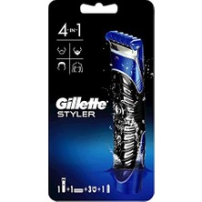 Gillette Fusion Proglide Styler 4'ü 1 Arada Tıraş Makinesi (Tıraş Bıçağı, Kenar Düzeltici, Sakal Şekillendirici ve Vücut)