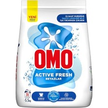 Omo Active Fresh Beyazlar Toz Deterjanı 5.5 kg