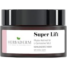 Herbaderm Super Lift Sıkılaştırıcı, Mavi Işık Koruma Phyto-Retinol Bakuchiol Nemlendirici Krem