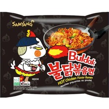 Buldak Ramen Orijinal Acılı 140 g Kore Menşeli Baharatlı Lezzetli Noodle