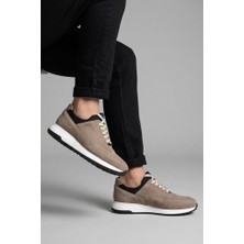 Pisagor 5736 Erkek Hakiki Deri Sneakers Spor Ayakkabı