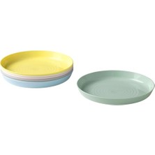 Kalas Plakaları, Çeşitli Pastel Renkler, 6'lı Set, Bpa Içermez