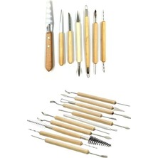 30 Parça Heykel Çömlek Seramik Kil Yapım & Modelleme Seti