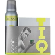 Snob Iq Edt+Deodorant Gift Set, 250 ml