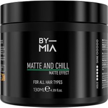 Matte And Chill Ultra Doğal Mat Görünüm | Süper Yüksek Tutuş | Erkekler ve Kadınlar Için Saç Vaksı 130 ml