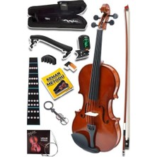 Midex CVL-744-PAK Profesyonel 4/4 Full Keman Seti (Yastık Tuner Tel Susturucu Reçine Çanta Yay)