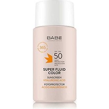 Babe Super Fluid Color Renkli Yüz Güneş Kremi Spf 50+ 50 ml