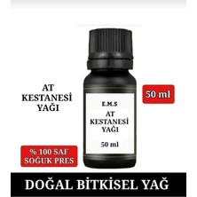 E.m.s 50 ML AT KESTANESİ YAĞI % 100 SAF SOĞUK PRES.