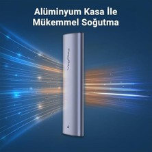 Tuba Toptaş 10GBPS USB 3.1 Gen2 M.2 Sata Ngff Nvme SSD Disk Kutusu