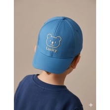 Benitto Kids Kitti 1-4 Yaş Lucky Nakışlı Erkek Çocuk Kep Şapka