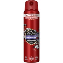 HDY Store Old Spice Night Panther Erkek Sprey Vücut Deodorantı 150 ml Çikolata Kokusuyla Ferahlatıcı Koruma