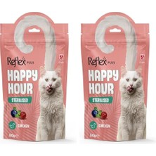 Happy Hour Kisirlaştirilmiş Kedi Ödül Mamasi 60 Grr 2li Paket